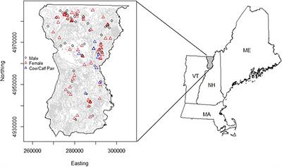 Moose Habitat Selection and Fitness Consequences During Two Critical Winter Tick Life Stages in Vermont, United States†